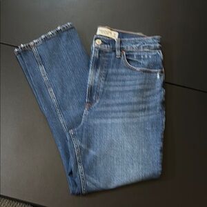 Abercrombie & Fitch Blue Straight Leg Jeans